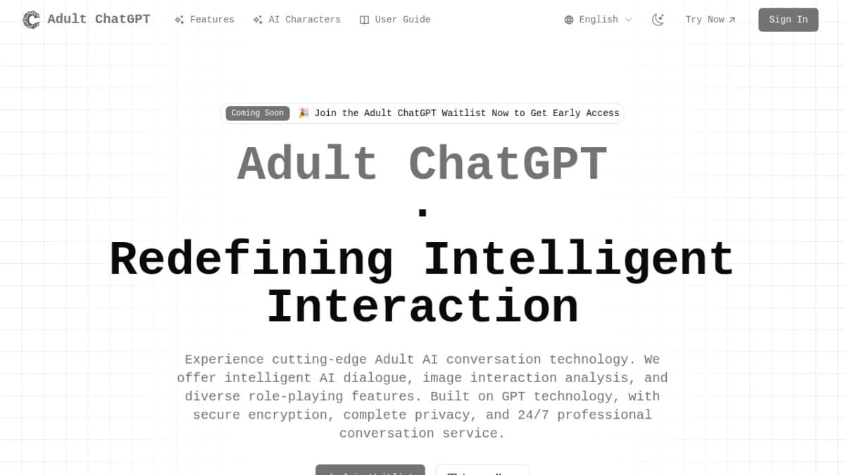 Adult ChatGPT