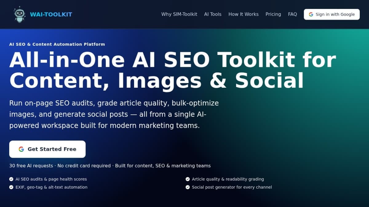 AI SEO Toolkit