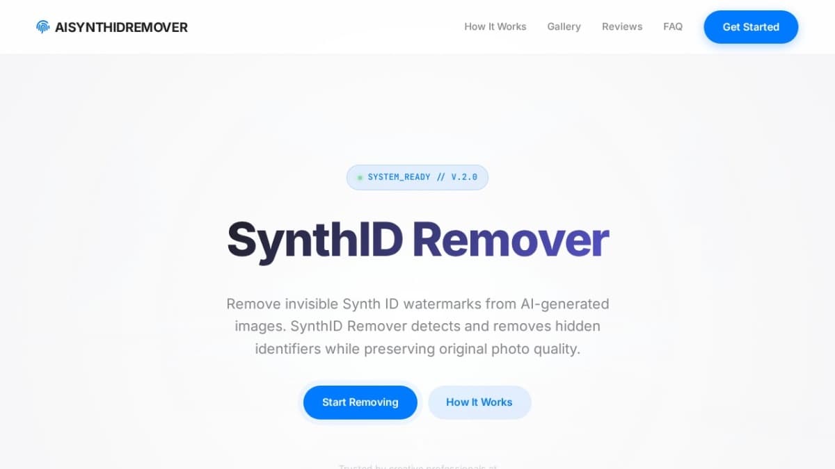 AI Synth ID Remover