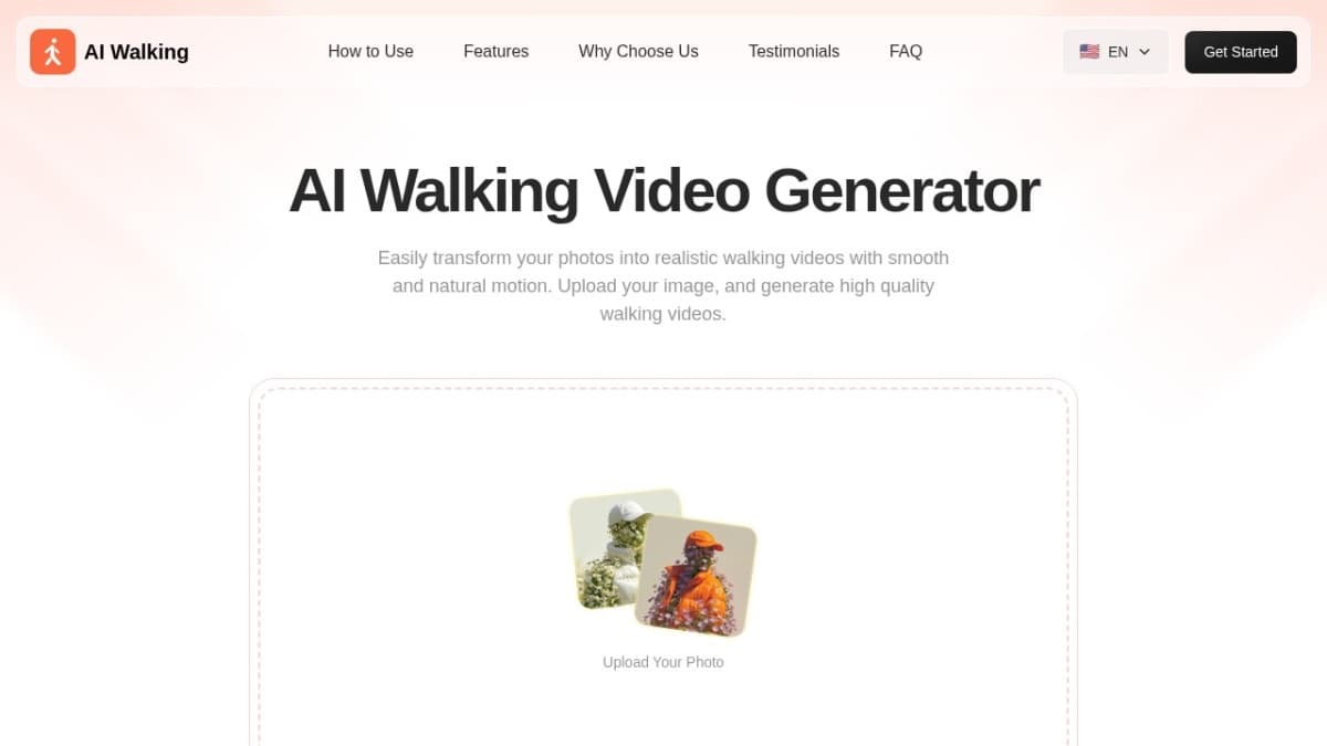 AI Walking Video Generator