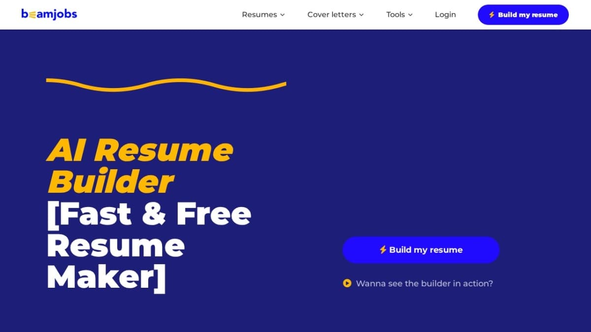 BeamJobs AI Resume Builder