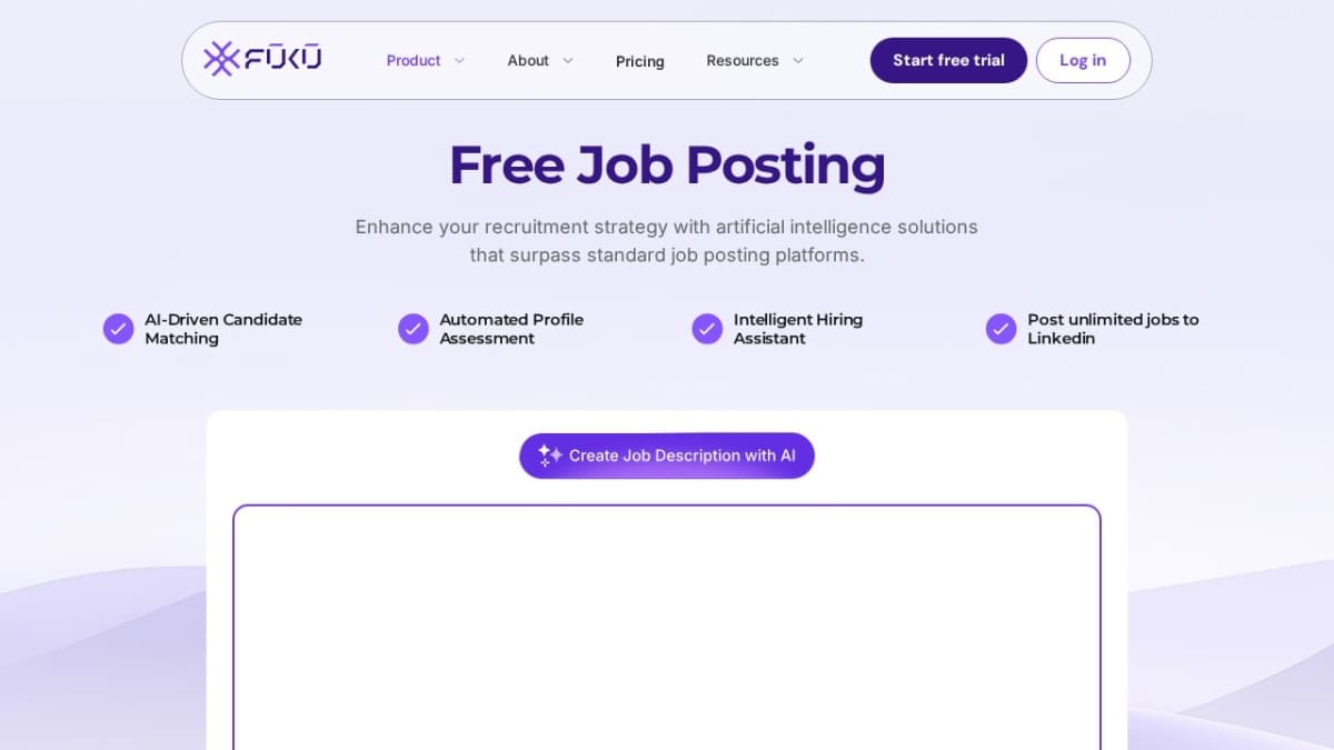 FuKu AI - Free Job Posting