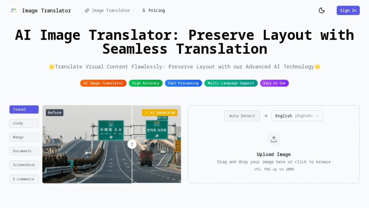 Image Translator AI