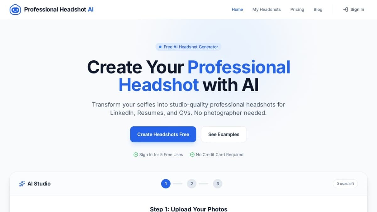 Professional Headshot AI