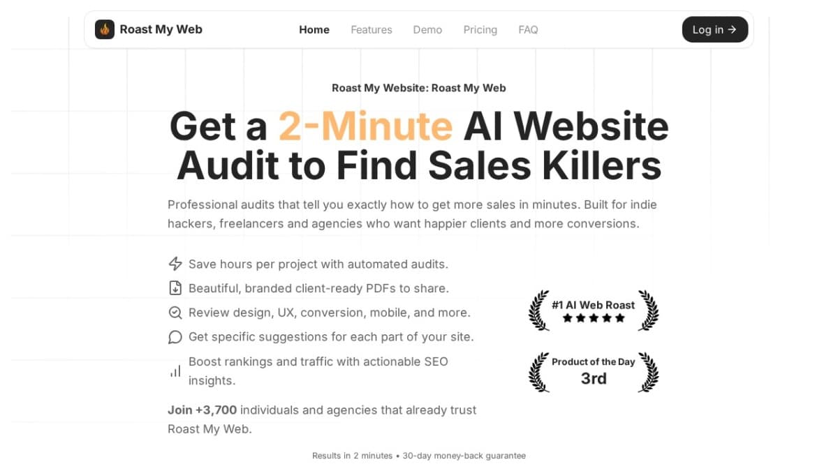 Roast My Web
