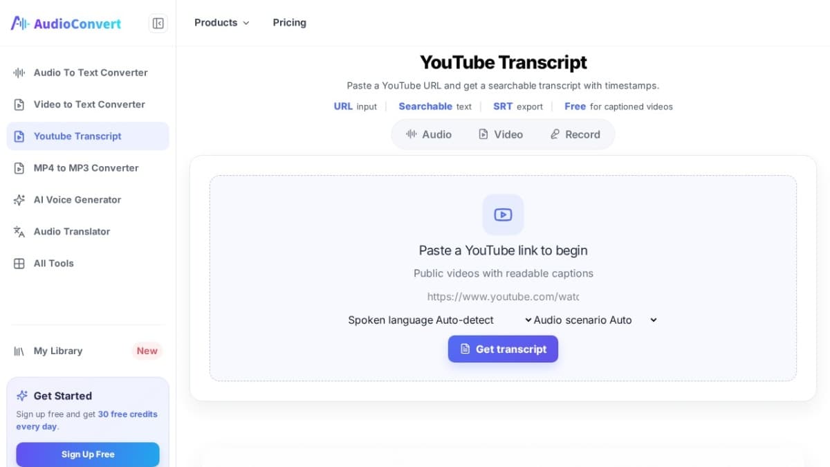 YouTube Transcript