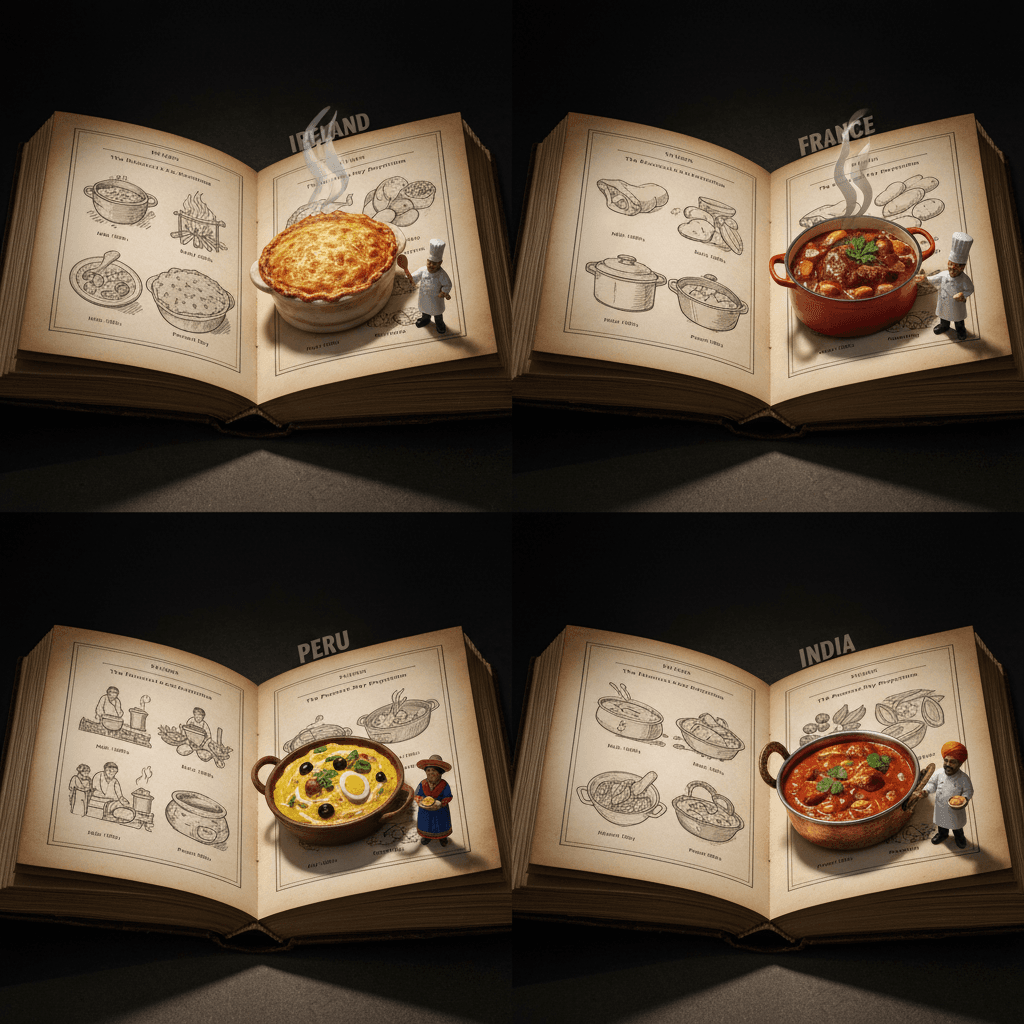 Gemini Image Prompt for 3d, food: inputs: ingredients: User Selection, for example, Be...