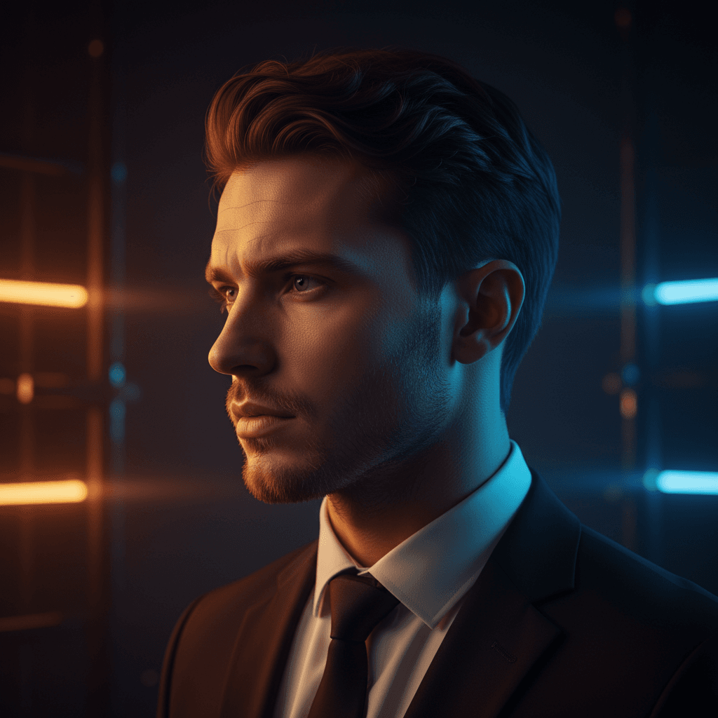 Gemini Image Prompt for json, app: Objective: Generate an ultra-realistic, cinematic headsho...