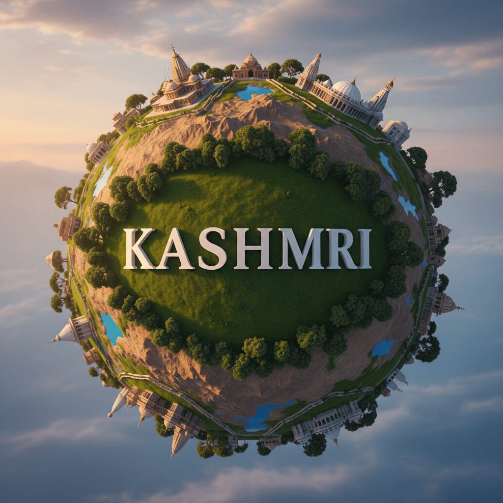 Gemini Image Prompt for 3d: Craft a photorealistic miniature terrestrial sphere, depicti...