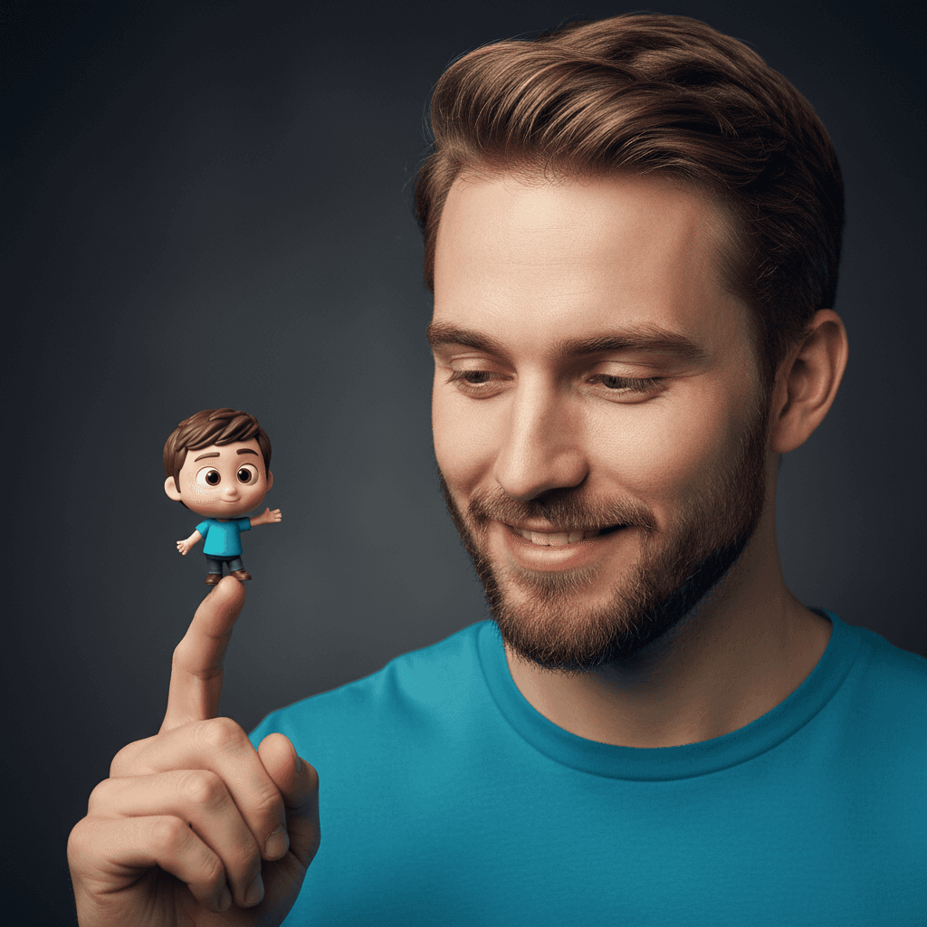Gemini Image Prompt for json, 3d, photograph: Objective: Generate a photorealistic studio headshot that...