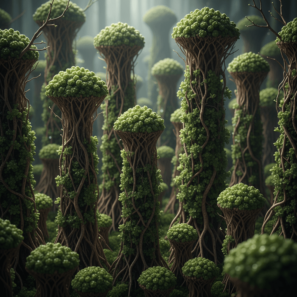 Gemini Image Prompt for 3d: iconic New York City vista::3 Form: Labyrinthine produce dev...