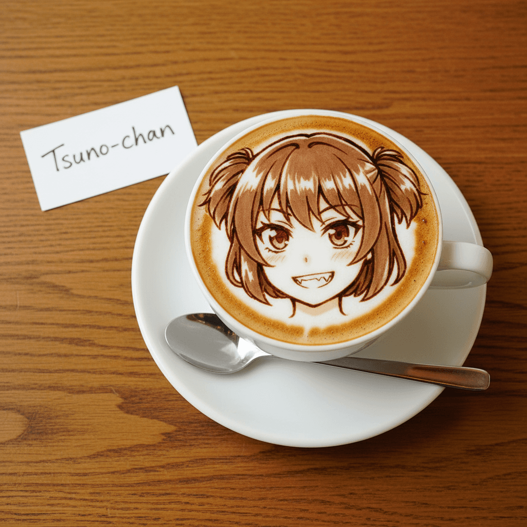 Gemini Image Prompt for other: 【Create Latte Art with Nano Banana Pro】 Generate a latte ar...
