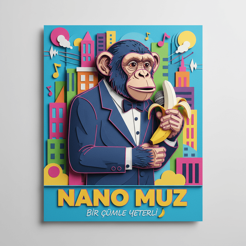 Gemini Image Prompt for 3d: #9 Nano Muz'a Bir Cümle Yeterli 🍌 Gemini'nin Zihin Modu >...