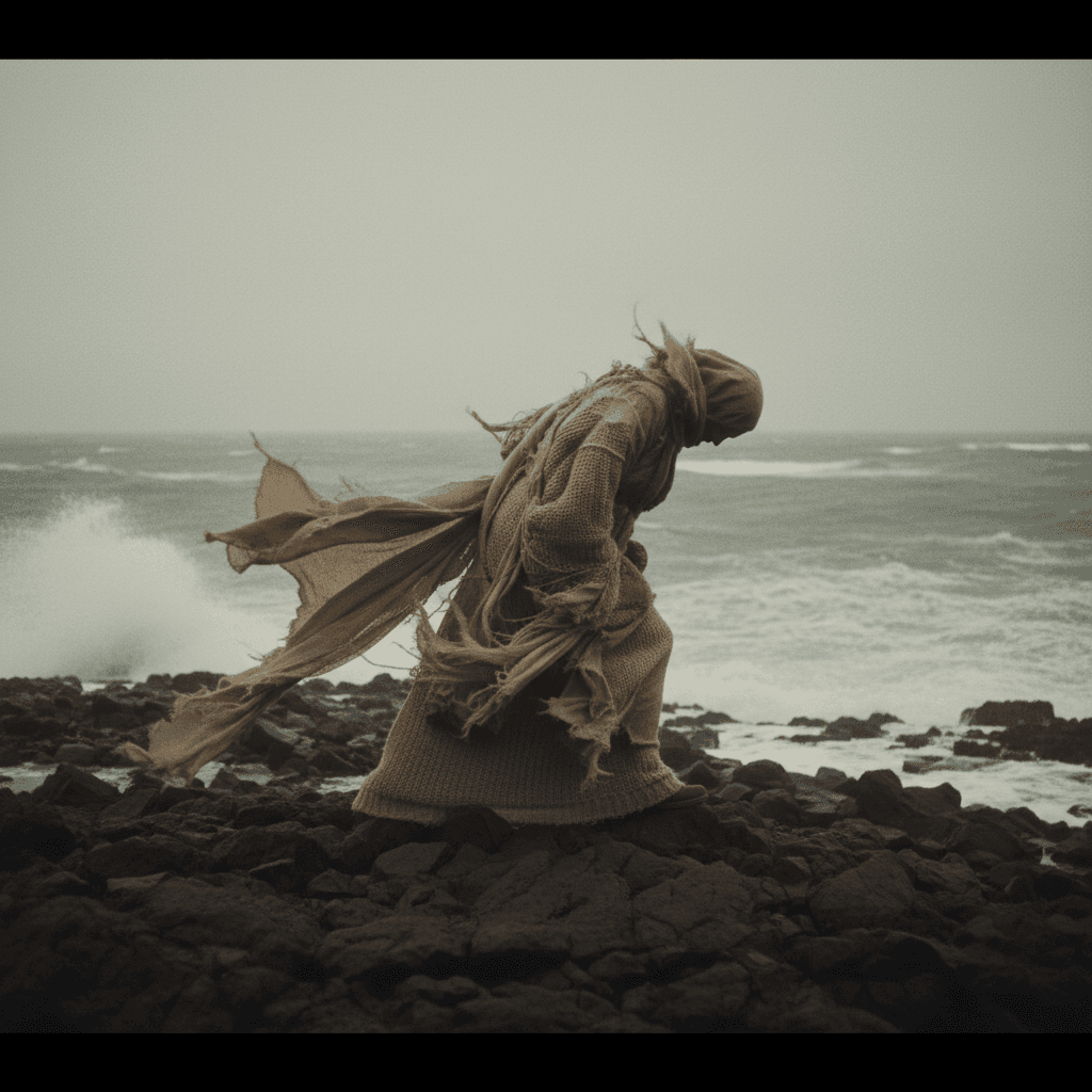 Gemini Image Prompt for photograph, app: At times, I desire solitude, distant from the urban pandemon...