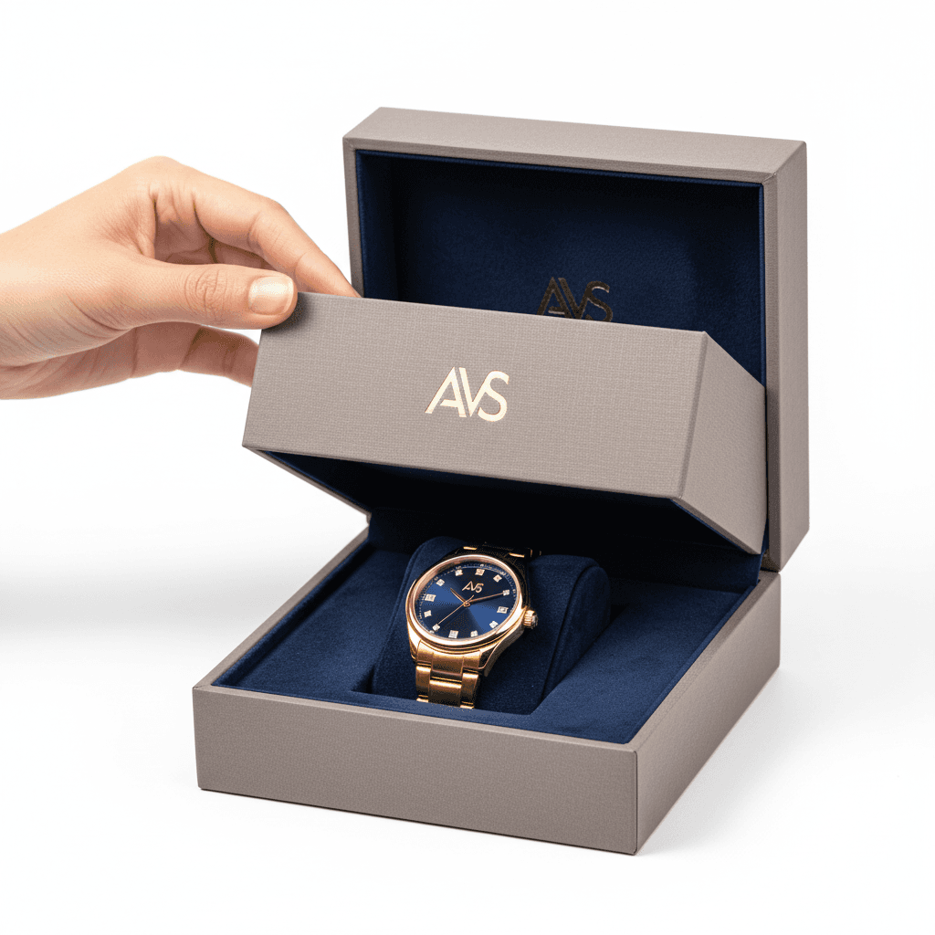 Gemini Image Prompt for product: product, opulent box opening scenario, a sophisticated unbox...