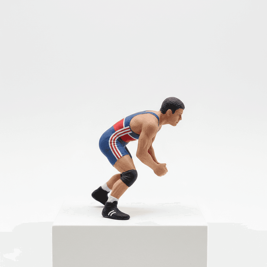 Gemini Image Prompt for other: Craft a tiny, complete, profile-view, lifelike sculpture of...
