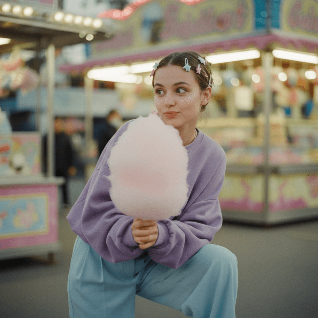 Gemini Image Prompt for other: • Essence: Tenderly saccharine lifestyle portrayal, visage i...