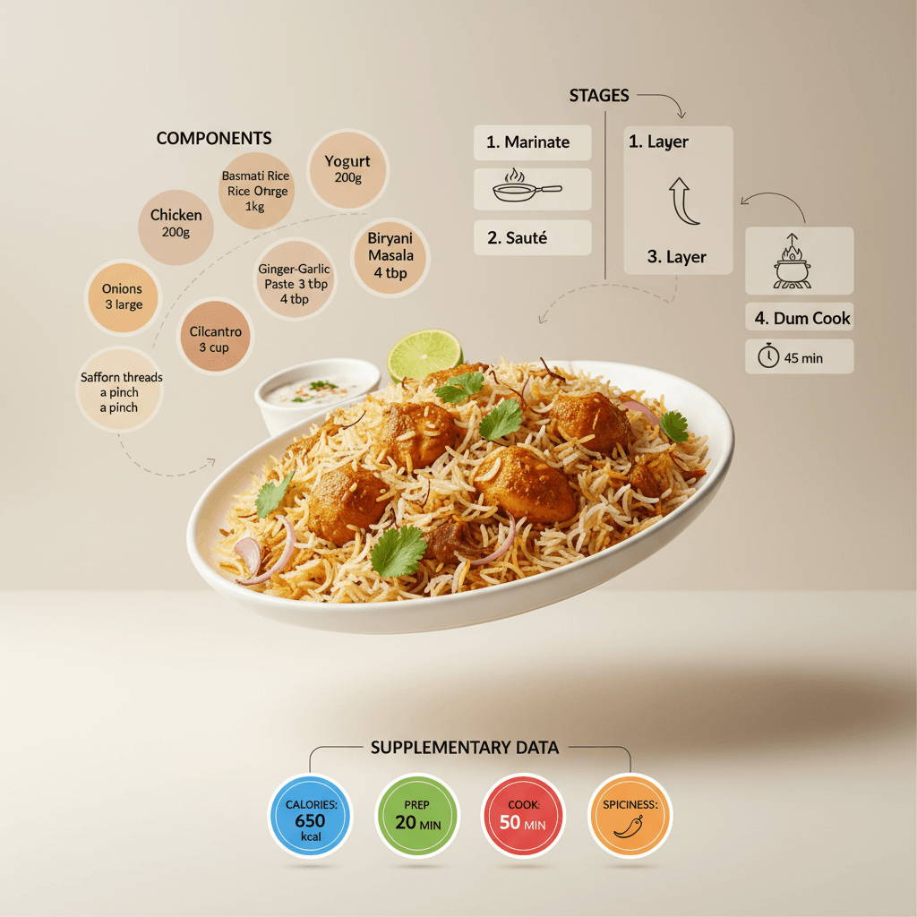 Gemini Image Prompt for food: An ultra-refined contemporary culinary guide graphic. Featur...