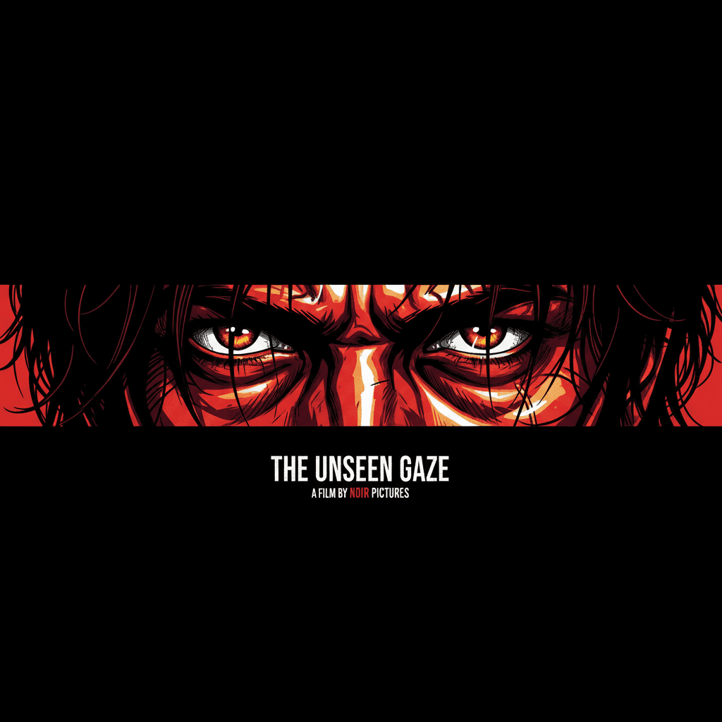Gemini Image Prompt for other, photograph: A film poster aesthetic artwork, showcasing a fierce close-u...