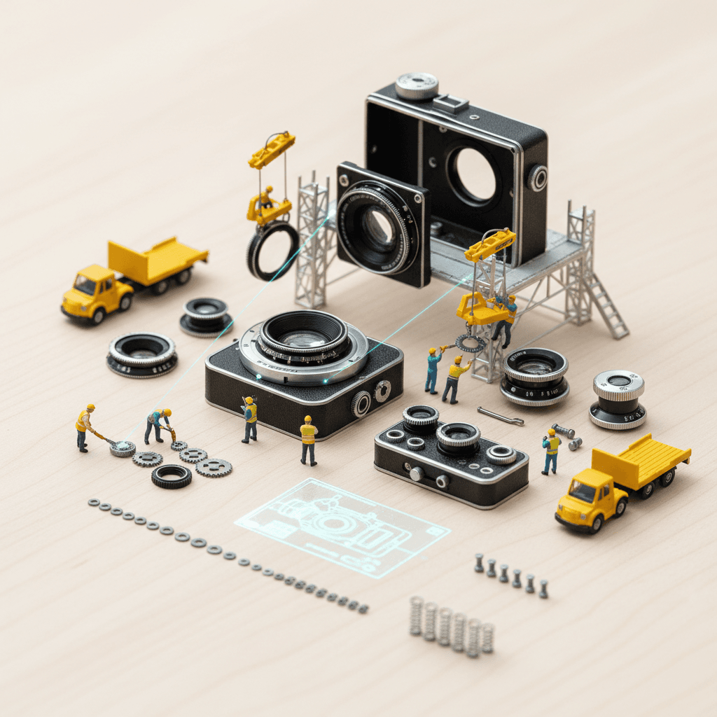 Gemini Image Prompt for product: instruction: Input A: A Mechanical Apparatus or Device (e...