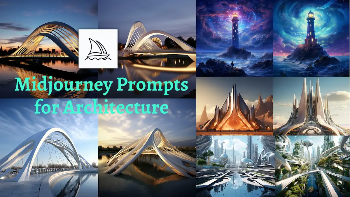 150+ Midjourney prompts for Architecture + 50 top architects