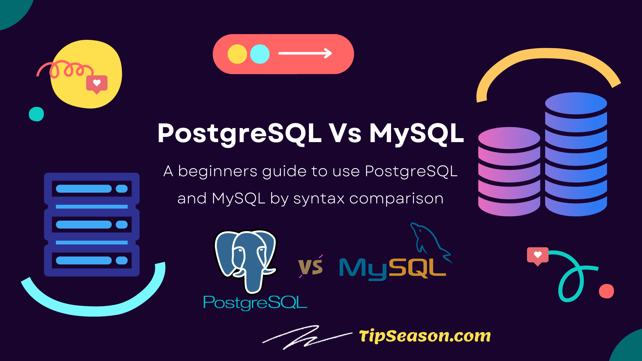 postgresql vs mysql diagram